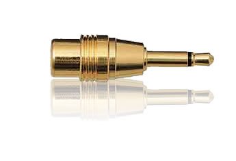 GOLD SERIES 1/8-INCH MONO PLUG-TO-RCA PHONO JACK