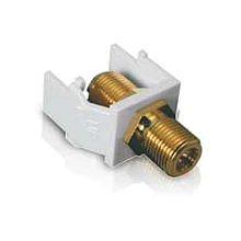 KEYSTONE GOLD PLATED F-CONNECTOR MODULE