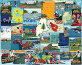 Maine Life 1000 piece jigsaw puzzle by White Mountain Puzzles, completed puzzle image