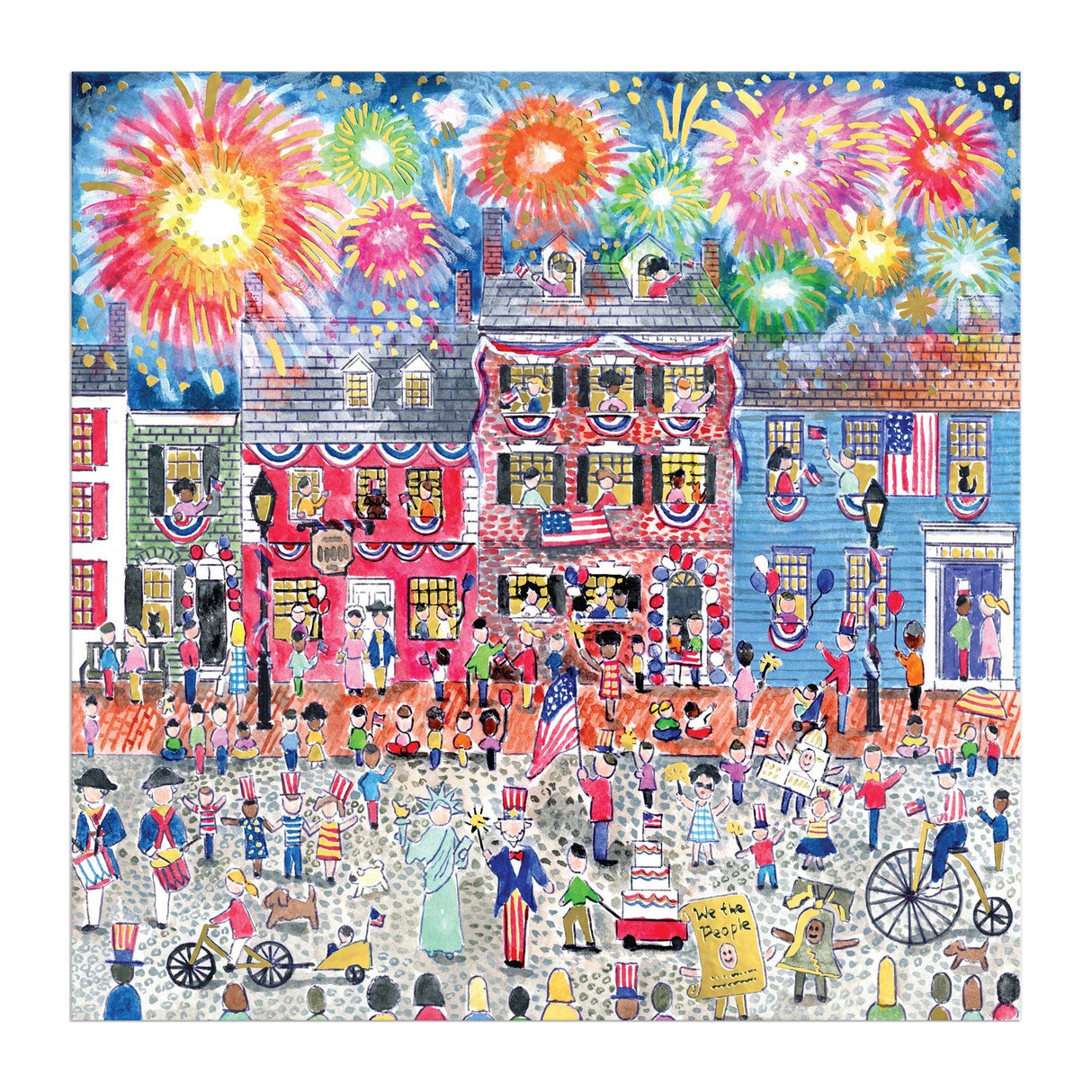 Galison - Michael Storrings Celebrate The USA 500 Piece Foil Puzzle