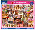 I Love Ice Cream 1000 piece jigsaw puzzle by White Mountain Puzzles, box image