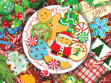 Cookies For Santa 300 piece jigsaw puzzle by White Mountain Puzzles, completed puzzle image