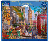 Afternoon Tea 1000 piece jigsaw puzzle by White Mountain Puzzles, box image