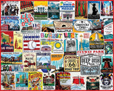 Bucket List 1000 piece jigsaw puzzle by White Mountain Puzzles, completed puzzle image