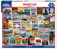 Bucket List 1000 piece jigsaw puzzle by White Mountain Puzzles, box image
