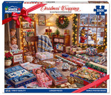Christmas Wrapping 1000 piece jigsaw puzzle by White Mountain Puzzles, box image