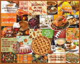 I Love Thanksgiving 1000 piece jigsaw puzzle by White Mountain Puzzles, completed puzzle image