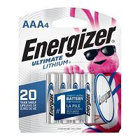 ENERGIZER ULTIMATE LITHIUM AAA BATTERIES (4-PACK)