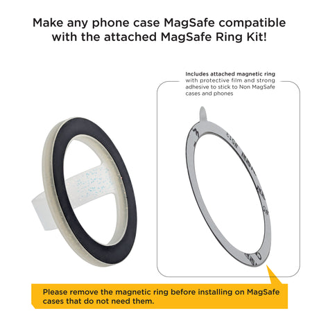 xBase Magnetic Loop Grip - Clear Sparkle - image 4