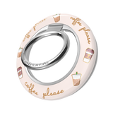 VELVET CAVIAR - Magnetic Phone Ring & Stand - Coffee Please