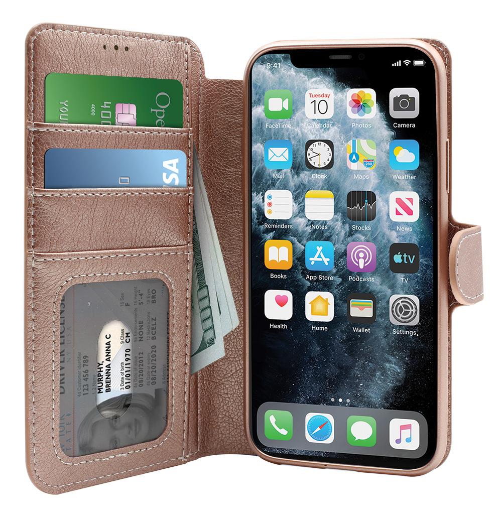 BASE FOLIO EXEC WALLET CASE IPHONE 12 MINI (5.4) - ROSE GOLD