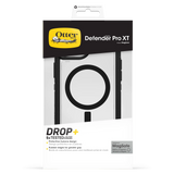 OtterBox - Defender Pro XT Clear Case for Apple iPhone 15 / iPhone 14 / iPhone 13 / iPhone 16e - Dark Side