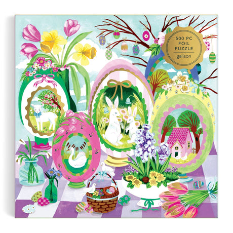 Galison - Windows to Spring 500 Foil Piece Puzzle