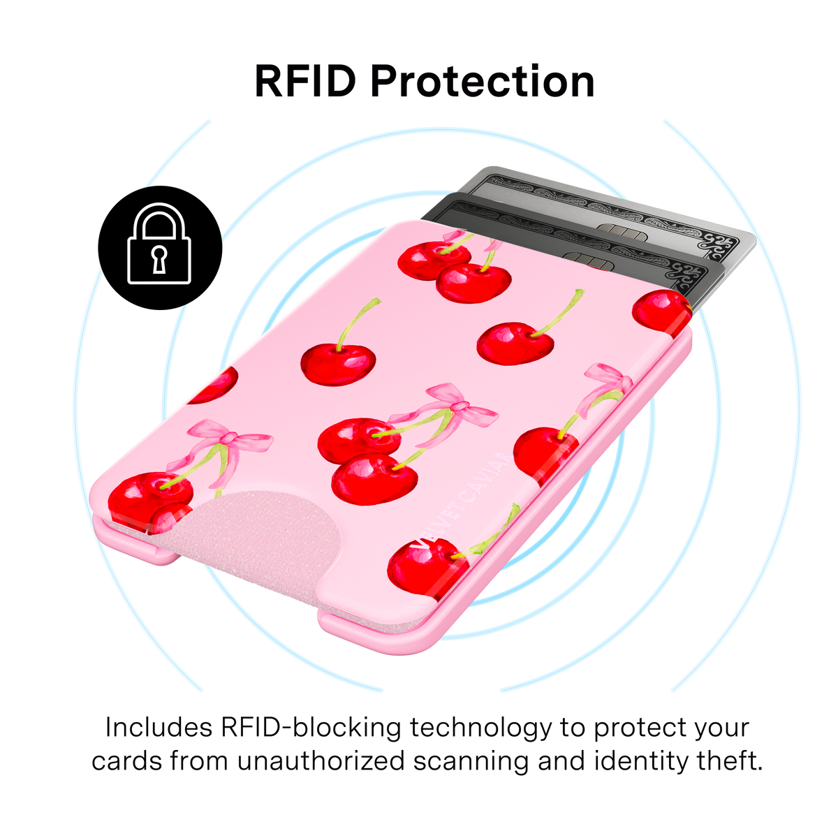 VELVET CAVIAR - 3pc Phone Accessory Gift Set - Sweet Cherry