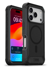 xBase iPhone 17 Pro Max - Boulder MagSafe Heavy-Duty Co-Molded Rugged Protective Case - Black