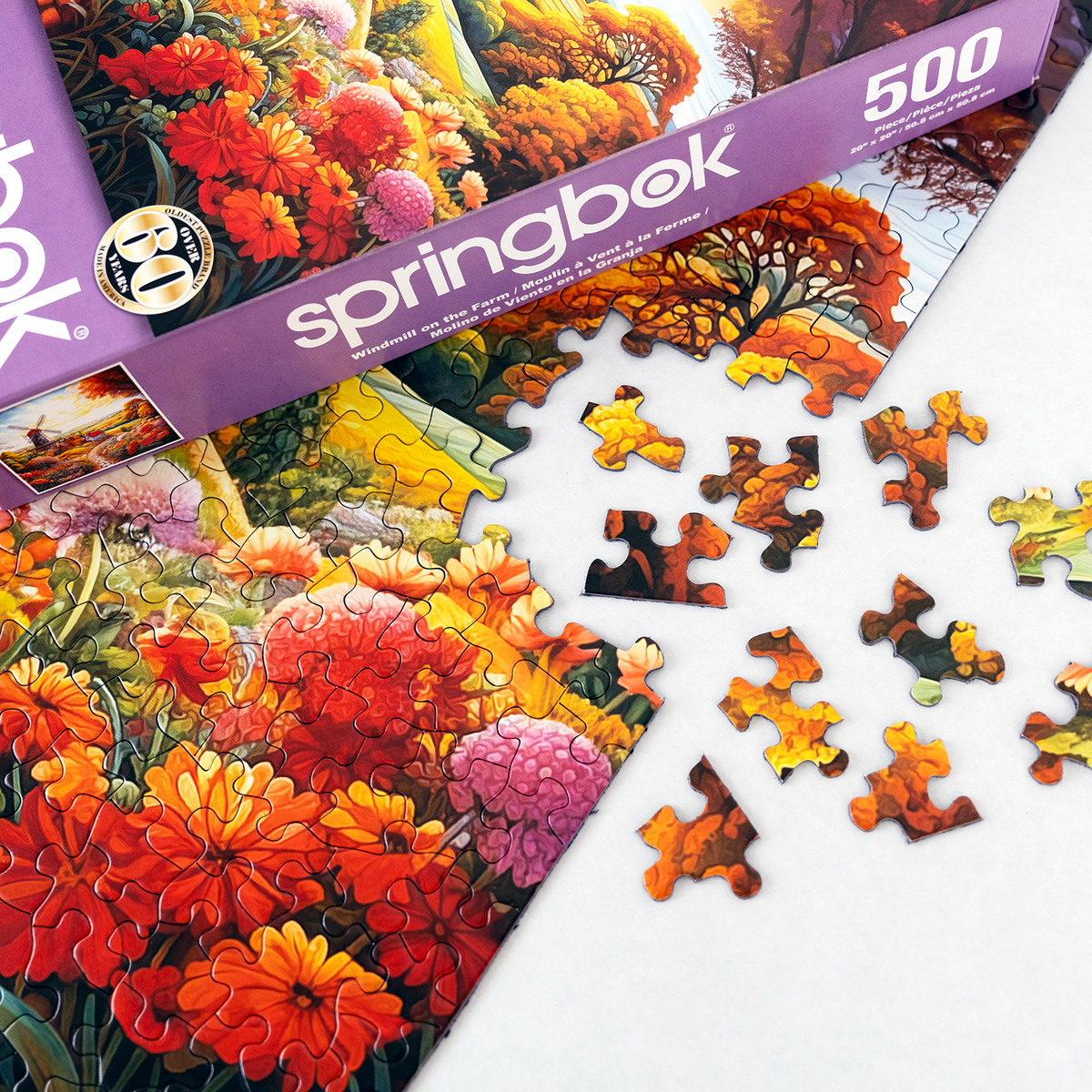 Springbok Farm Springbok Windmill On The Farm 500 Pc Puzzle – Cole's Computers