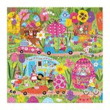 Mudpuppy - Hoppin' Around 500 Piece Family Puzzle