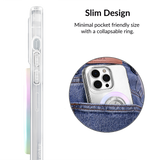VELVET CAVIAR - Magnetic Phone Ring & Stand - White Opal