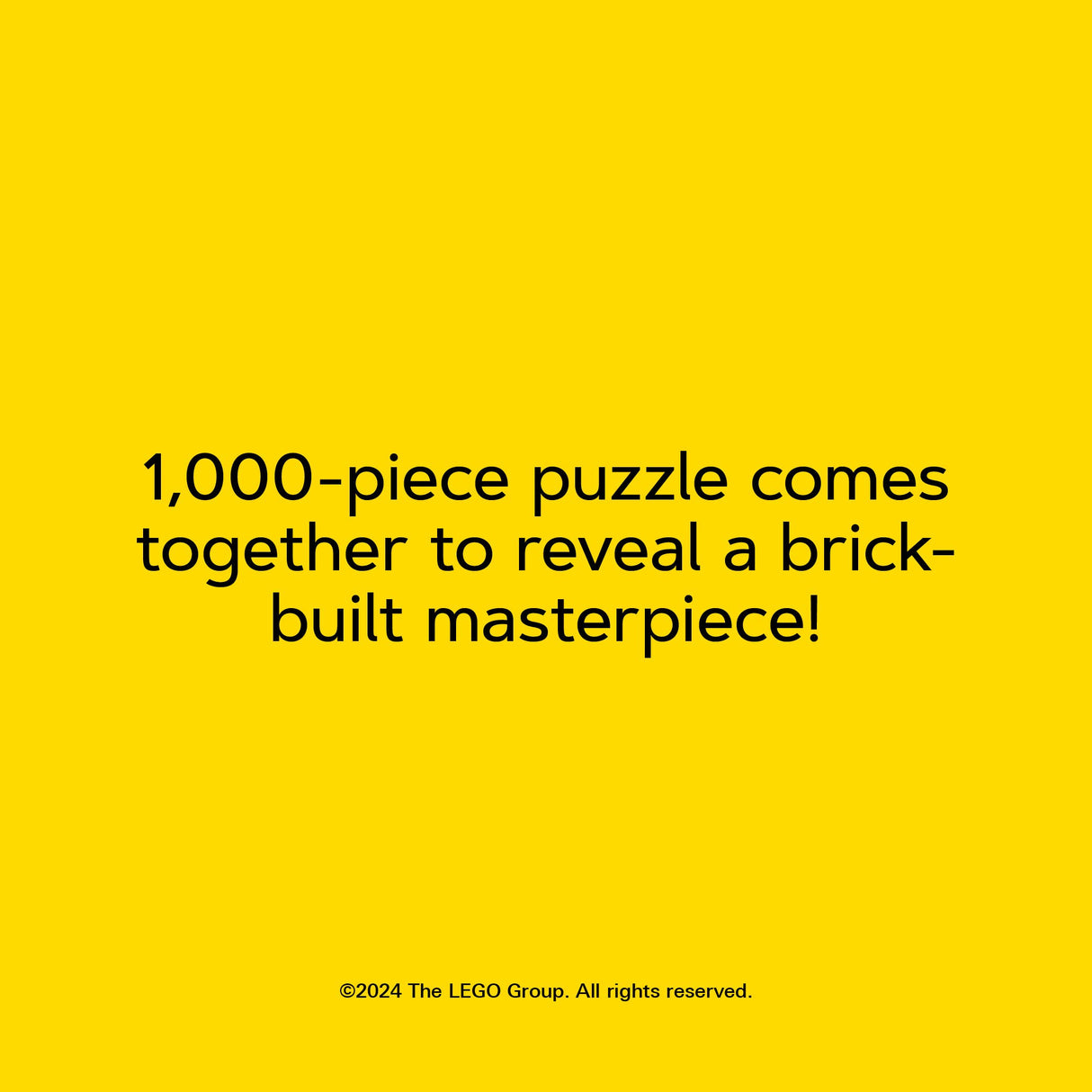 LEGO Masterpiece 1000-Piece Puzzle