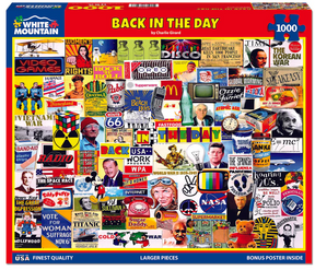 White Mountain Puzzles - Back in the Day - 1000 Piece Jigsaw Puzzle