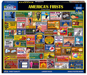 White Mountain Puzzles - America's First - 1000 Piece Jigsaw Puzzle