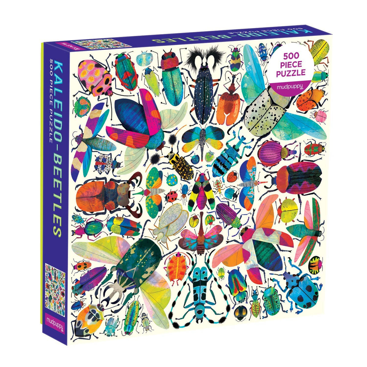 Mudpuppy - Kaleido-Beetles 500 Piece Family Puzzle