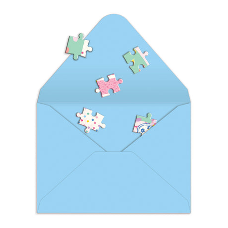 Galison - Confetti Birthday Cake Greeting Card Puzzle