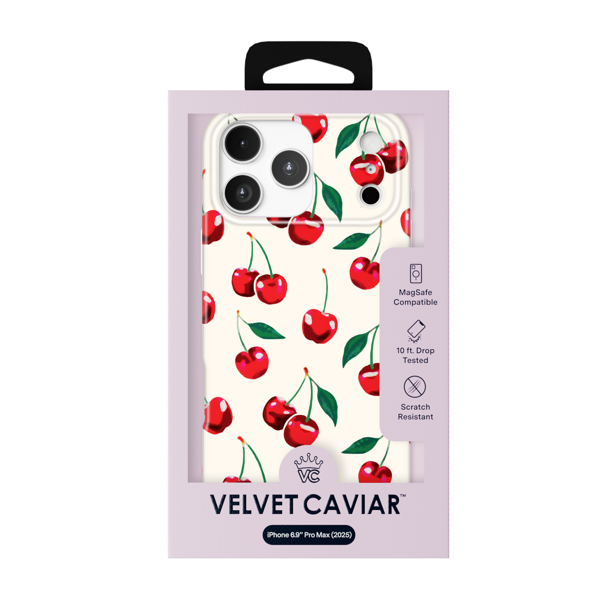 VELVET CAVIAR - IPhone 17 Pro Max MagSafe Case - Mon Cheri Cherry