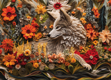 Final Piece Puzzles - No. 15 - Wildflower Wolf