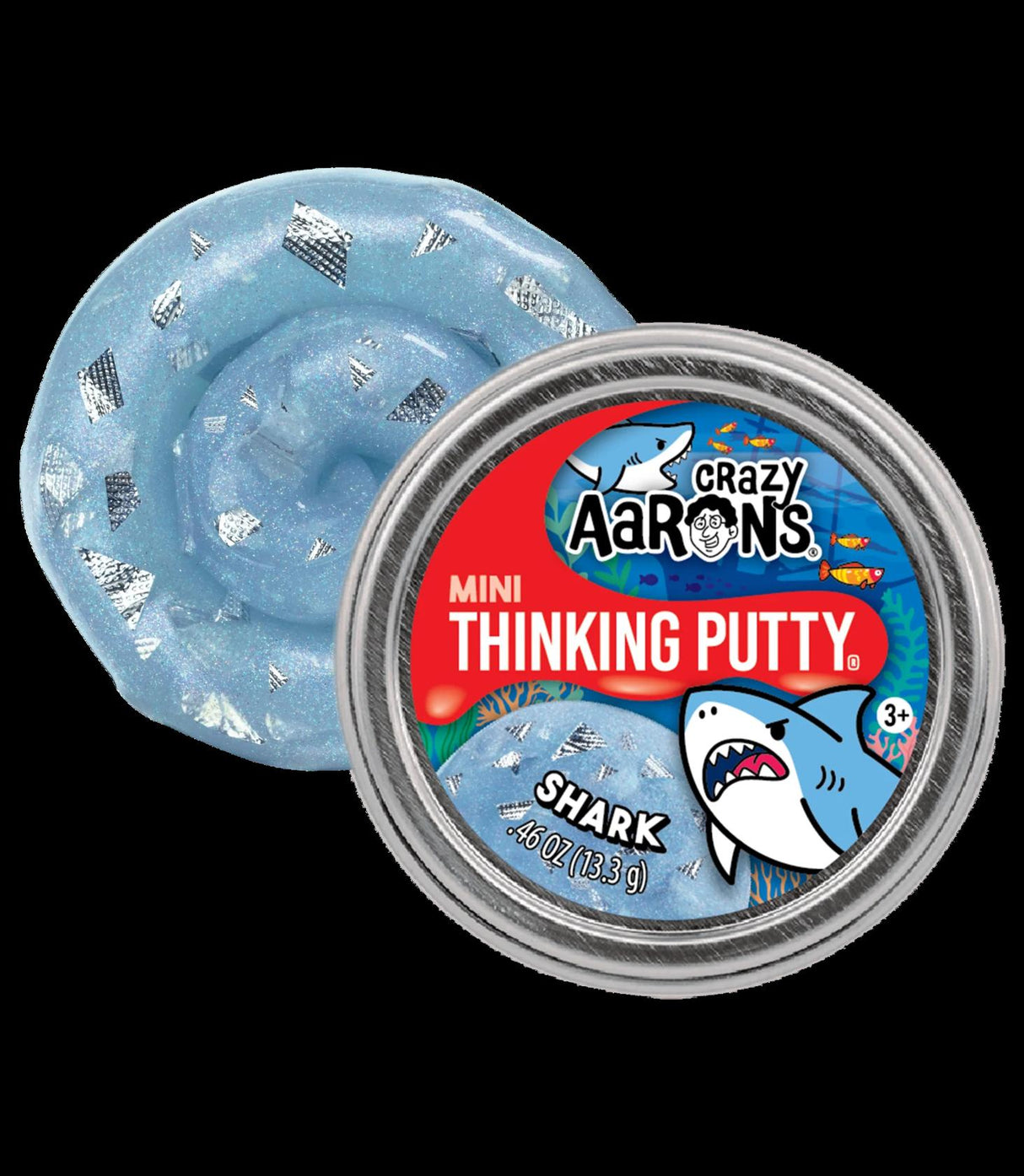 Crazy Aaron's SHARK 2" MINI PUTTY TIN