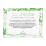 Galison - Michael Storrings Dog Park in Four Seasons 1000 Piece Puzzle