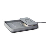 Tylt - Tray Pivot Wireless Phone And Headphone Charger - Grey