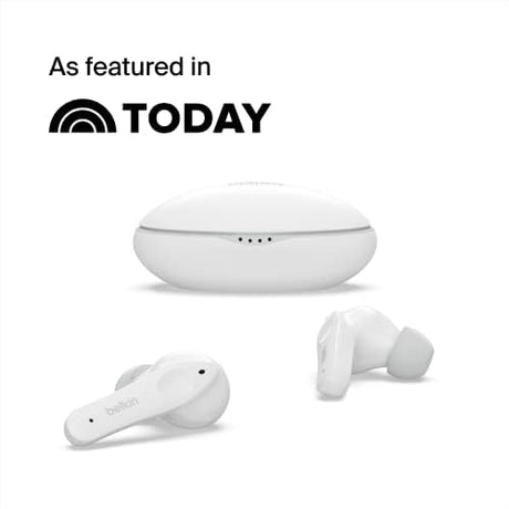 Belkin - Soundform Nano True Wireless Earbuds - White