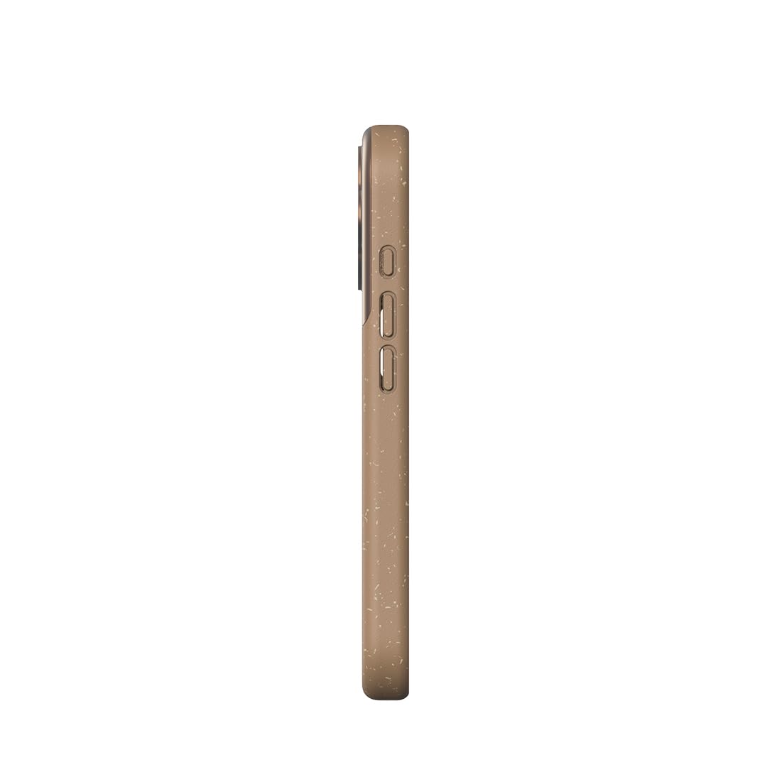 Atom Studios - Split Wood Fiber Magsafe Case For Apple Iphone 16 Pro - Taupe Wood