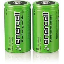 ENERCELL D NIMH 2PK 5000 MAH B