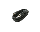 6FT F-F RG6 PATCH CABLE UL BLACK