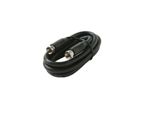 6FT F-F RG6 PATCH CABLE UL BLACK