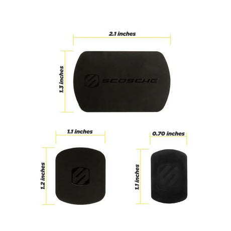 Scosche - Magicmount Replacement Magicplate Kit - Black