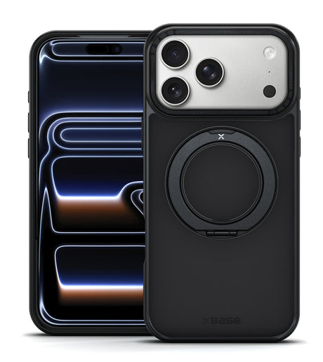 xBase iPhone 17 Pro Max - DuoHybrid w/ Kickstand MagSafe - Protective Case - Black - image 3