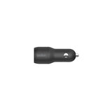 Belkin - Dual Port Usb A Car Charger 24w - Black