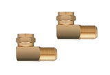 RIGHT-ANGLE F-CONNECTOR ADAPTERS (2-PACK)