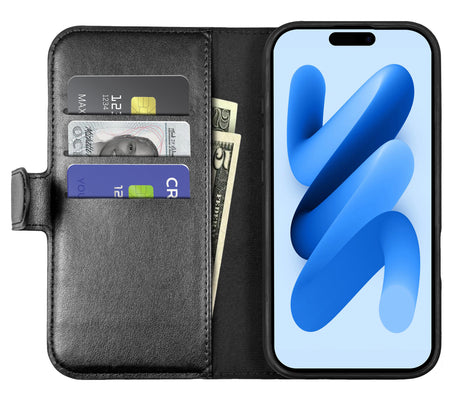 xBase iPhone 17 Folio Exec Wallet Case MagSafe Compatible -Black - image 3