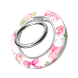 VELVET CAVIAR - Magnetic Phone Ring & Stand - Posie Pink Bow