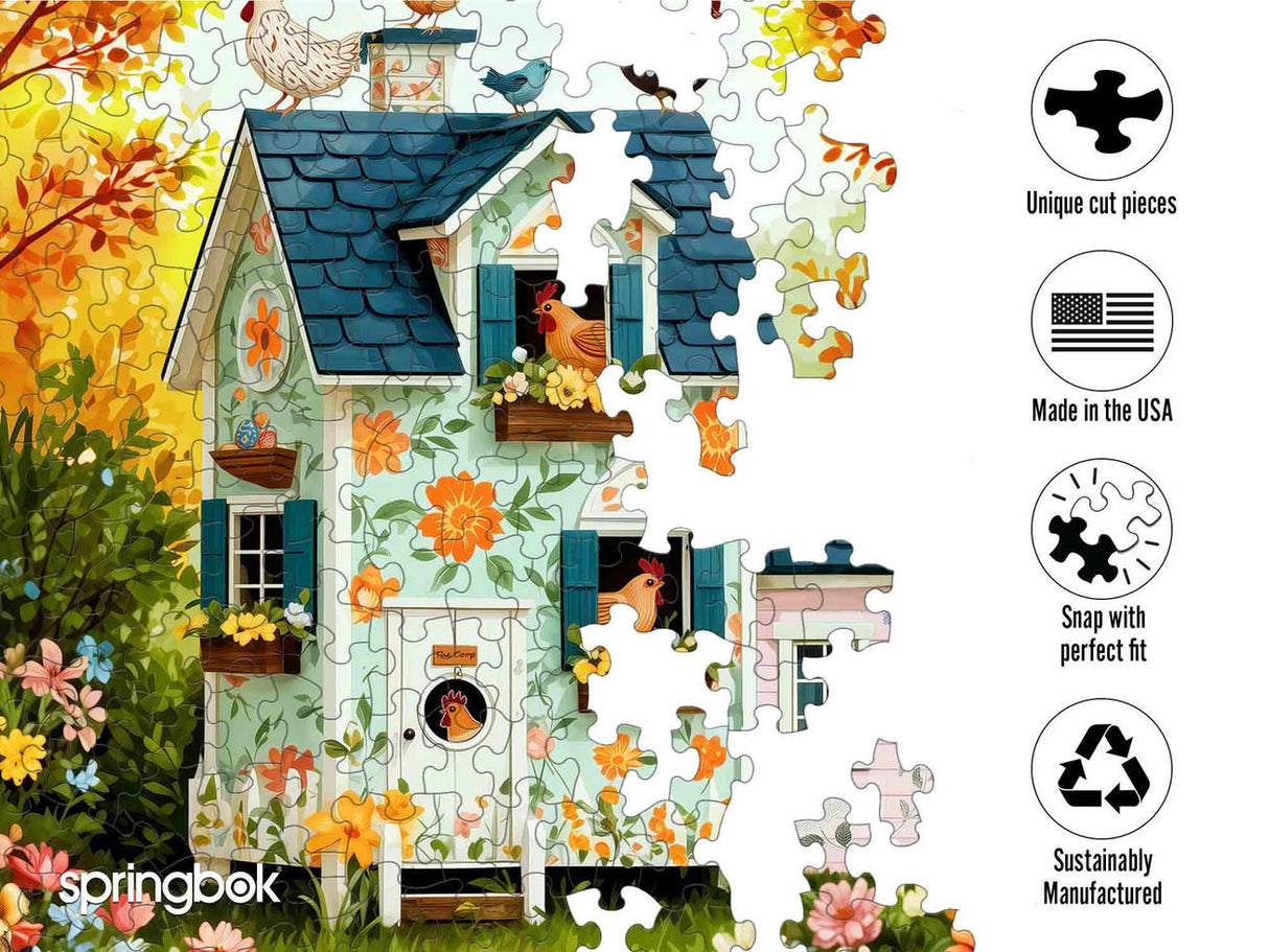 Springbok Hen House Hideaway 500 Piece Puzzle