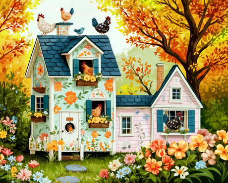 Springbok Hen House Hideaway 500 Piece Puzzle