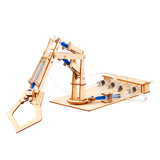 Mechanical arm model on a white background