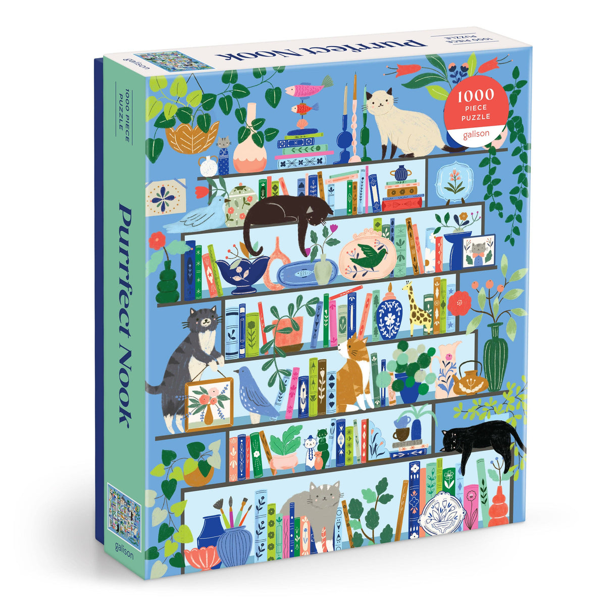 Galison - Purrfect Nook 1000 Piece Puzzle