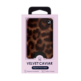 VELVET CAVIAR - Magnetic Phone Wallet- It Girl Leopard