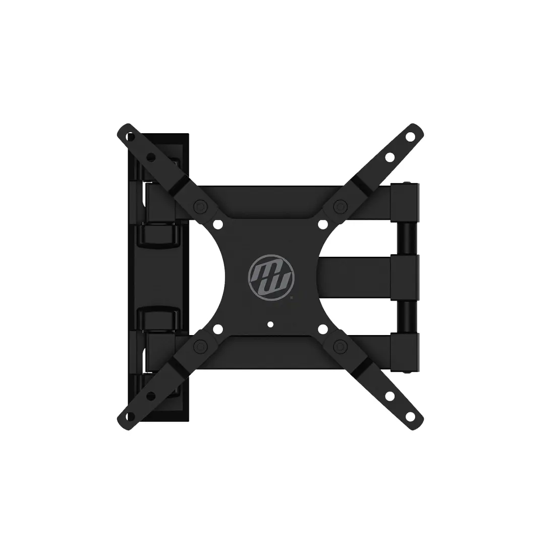 Mount Works Full Motion, 12.8" Extension. 19"-43" TV 75x75, 100x100, 200X200, 40lbs