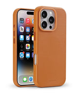 IPHONE 16 PRO XBASE LEATHER MAGSAFE COMPATIBLE CASE - BROWN